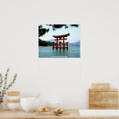 Torii gate, Itsukushima Shrine, Japan Poster (Küche)
