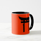 torii gate (rot) tasse (VorderseiteRechts)