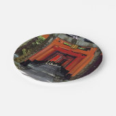 Torii Gates - Kyoto, Japan, Asien Pappteller (Schrägansicht)