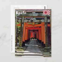 Torii Gates - Kyoto, Japan, Asien Postkarte