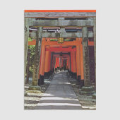 Torii Gates - Kyoto, Japan, Asien Seidenpapier