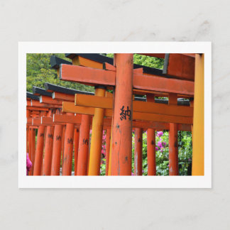 Torii Gates, Nezu Shrine: Tokio Postkarte