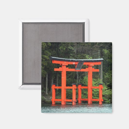 torii hakone magnet (Vorderseite/Rückseite)
