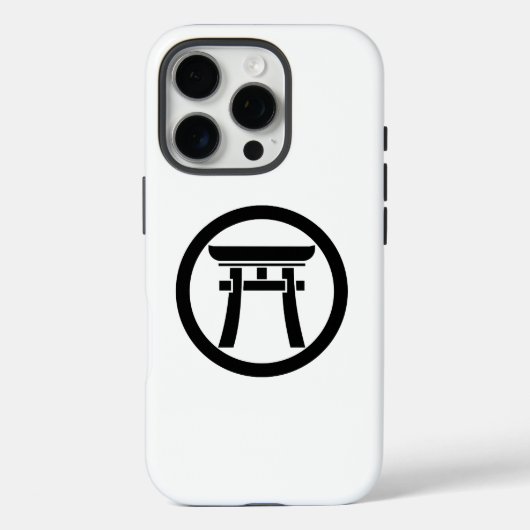 Torii im Kreis Case-Mate iPhone Hülle (Rückseite)