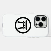 Torii im Kreis Case-Mate iPhone Hülle (Rückseite (Horizontal))