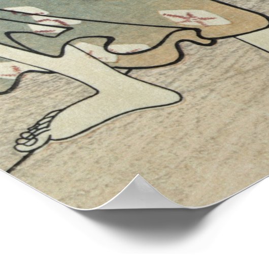 Torii Kiyonaga bathhouse women Poster (Ecke)