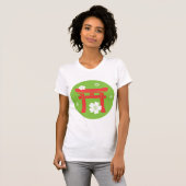 Torii (Orange u. Grün) T-Shirt (Vorne ganz)