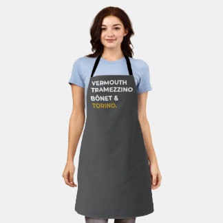 Torino Food Icons - Wermut, Tramezzino, Bônet Schürze