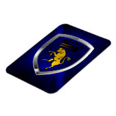 Torino Mettalic Emblem Magnet (Linke Seite)