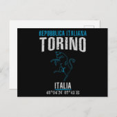 Torino Postkarte (Vorne/Hinten)