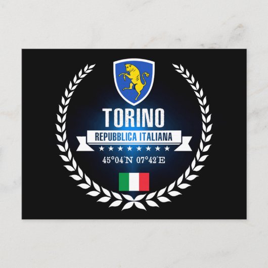 Torino Postkarte (Vorderseite)