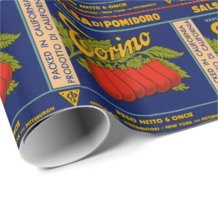 Torino-Tomatenmark der 30er Jahre kann etikettiere Geschenkpapier