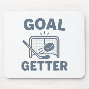 Torjäger Hockey Motivation Sportgeschenk Spieler Mousepad
