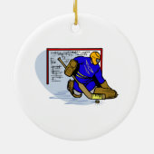 Tormann-Hockey Keramikornament (Hinten)