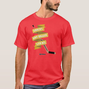 Tormänner haben größere Stöcke T-Shirt