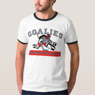 Tormänner-Hier, wenn Sie uns benötigen - Hockey T-Shirt