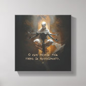 Tormenta (com frase) leinwanddruck (Vorderseite)