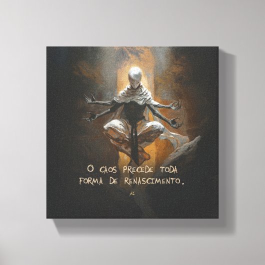 Tormenta (com frase) leinwanddruck (Vorderseite)