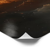Tormenta de Fuego Celestial: Abismo Surrealista Poster (Ecke)