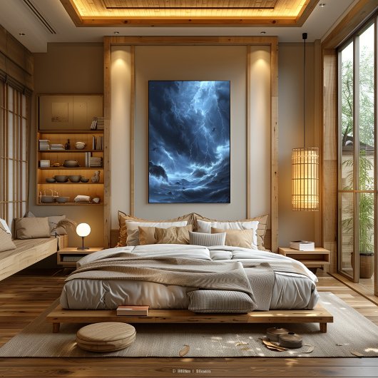 Tormenta Eléctrica Sobre el Océano: Furia Desatada Poster