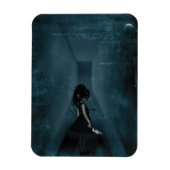 Tormented Gothic Girl Magnet (Vertikal)
