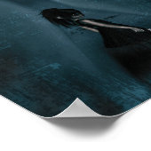 Tormented Gothic Girl Poster (Ecke)