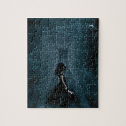 Tormented Gothic Girl Puzzle (Vertikal)