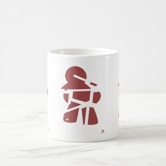 Torn Apart Meeple Board Gamer Design Kaffeetasse (Mittel)