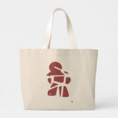 Torn Apart Meeple Board Spiel Art Spaß Jumbo Stoffbeutel (Rückseite)