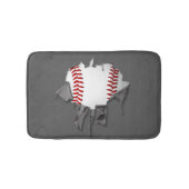 Torn Baseball Badematte (Vorderseite)