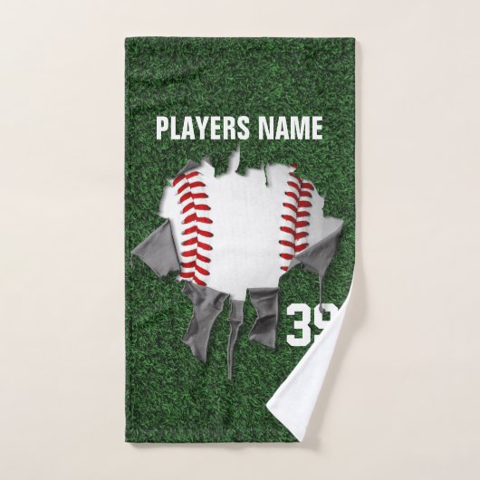 Torn Baseball Badhandtuch Set (Handtuch)