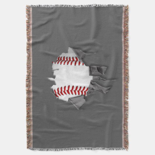 Torn Baseball Decke (Vorderseite Vertikal)