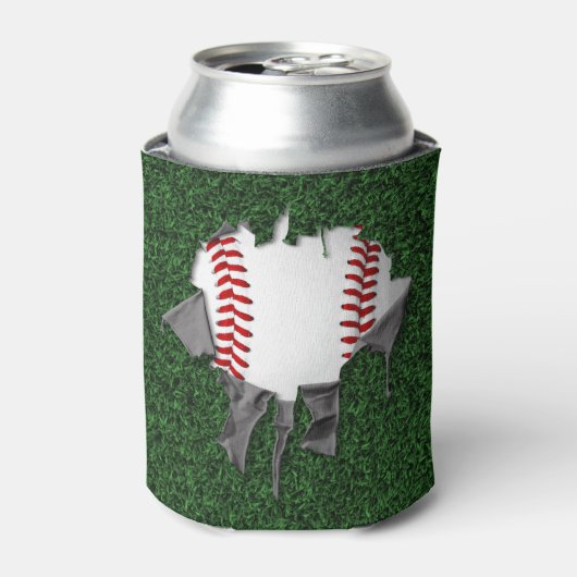 Torn Baseball Dosenkühler (Kanne Vorderseite)