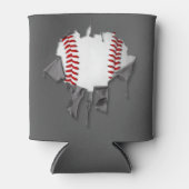 Torn Baseball Dosenkühler (Vorderseite)