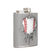 Torn Baseball Flachmann (Rechts)