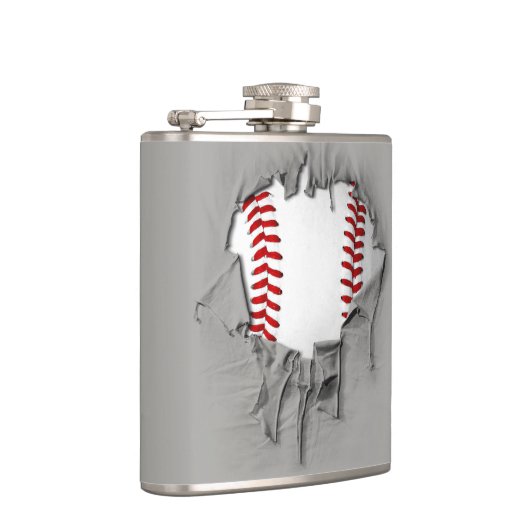 Torn Baseball Flachmann (Rechts)