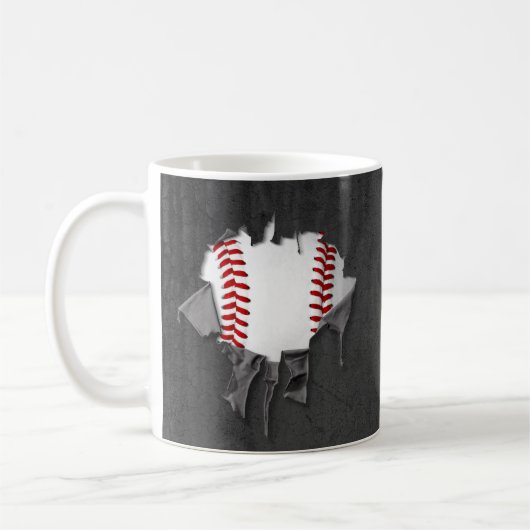 Torn Baseball Kaffeetasse (Links)