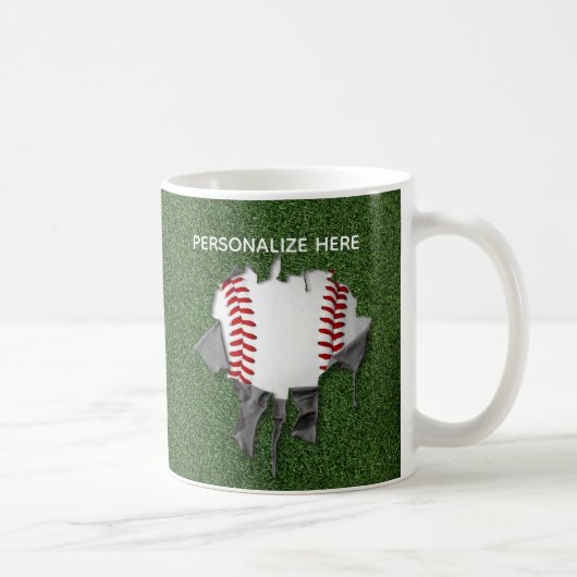 Torn Baseball Tasse (Rechts)