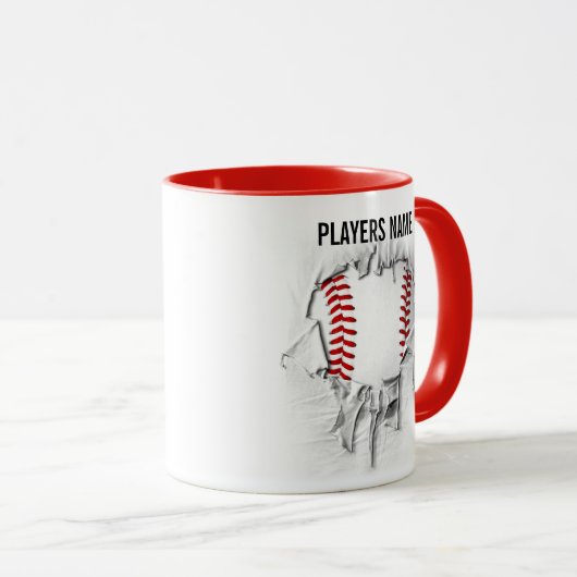 Torn Baseball-Tasse Tasse (VorderseiteRechts)