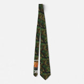 Torn Basketball (Camouflage/personalisiert) Neck T Krawatte (Rückseite)