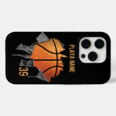 Torn Basketball Case-Mate iPhone Hülle (Rückseite (Horizontal))