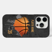 Torn Basketball Case-Mate iPhone Hülle (Rückseite (Horizontal))