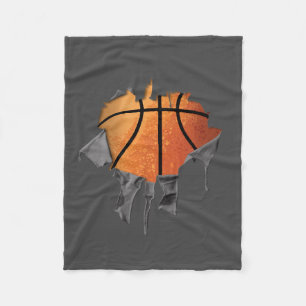 Torn Basketball Fleecedecke