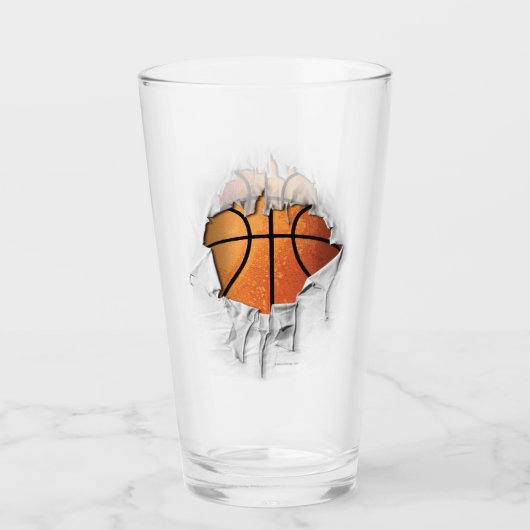 Torn Basketball Glas (Vorderseite)