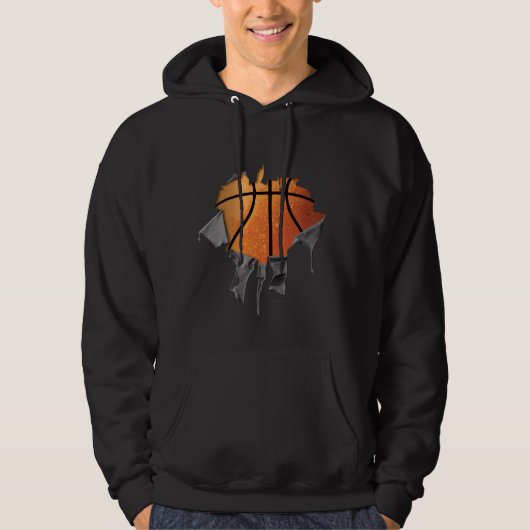Torn Basketball Hoodie (Vorderseite)