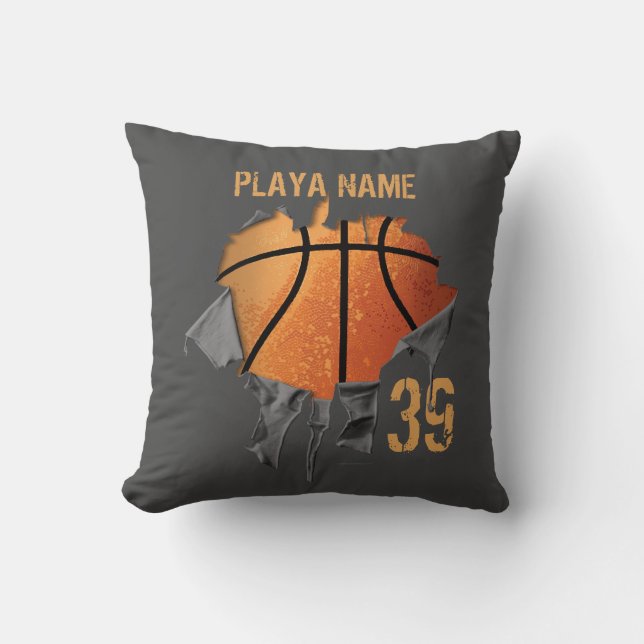 Torn Basketball Kissen (Vorderseite)
