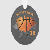 Torn Basketball Ornament (Vorderseite)