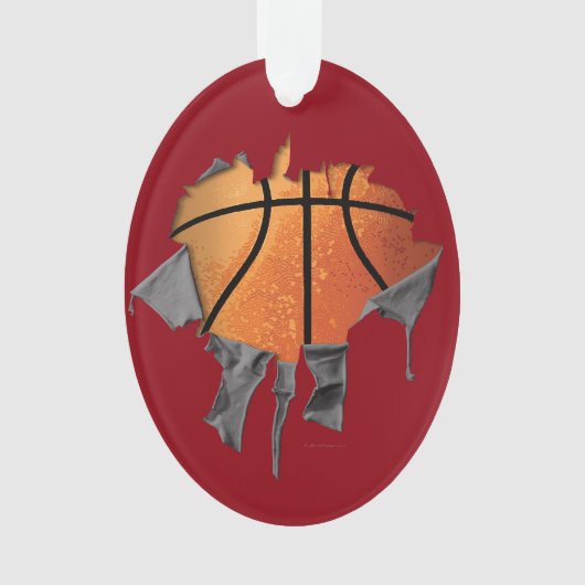 Torn Basketball Ornament (Vorderseite)
