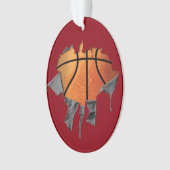 Torn Basketball Ornament (Vorderseite)