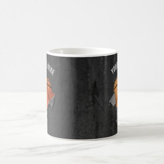 Torn Basketball (Personalisiert) Kaffeetasse (Mittel)